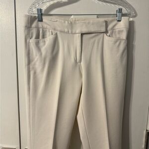 White House Black Market Winter WhiteWomen's Boot Cut Pants - 8R